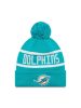 New Era OTC NFL Jake Miami Dolphins Knit Beanie Turquoise