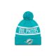 New Era OTC NFL Jake Miami Dolphins Knit Beanie Turquoise