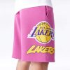 New Era NBA Los Angeles Lakers Bubble Script Shorts Purple