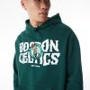 New Era NBA Boston Celtics Oversized Graphic Hoodie Green