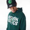 New Era NBA Boston Celtics Oversized Graphic Hoodie Green