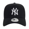 New Era MLB New York Yankees Patch 9FORTY Eframe Cap Navy/ White ONE