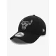 New Era 940 NBA Metallic Outline 9FORTY Chicago Bulls Cap Black ONE