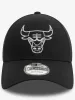 New Era 940 NBA Metallic Outline 9FORTY Chicago Bulls Cap Black ONE