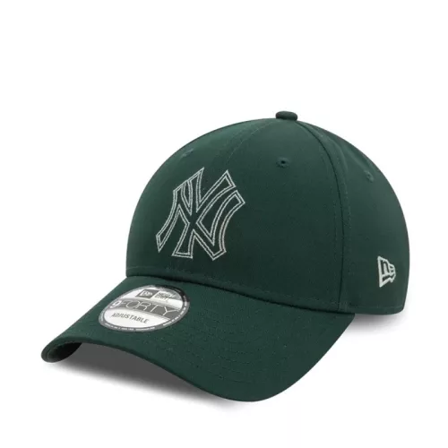 New Era 940 MLB Metallic Outline 9FORTY New York Yankees Green ONE