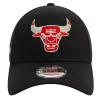 New Era 940 NBA Metallic 9FORTY Chicago Bulls Cap Black ONE