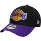 New Era NBA Los Angeles Lakers 9FORTY Side Patch Cap Black ONE