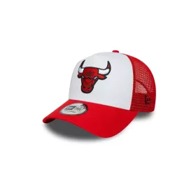 New Era NBA Chicago Bulls Side Patch Trucker Red