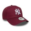 New Era 9FORTY New York Yankees League Essential E-Frame Cap Frosted Burgundy