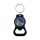 WinCraft - NBA Black Bottle Opener Key Ring - Golden State Warriors MC