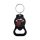 WinCraft - NBA Black Bottle Opener Key Ring - Miami Heat MC