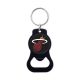 WinCraft - NBA Black Bottle Opener Key Ring - Miami Heat MC