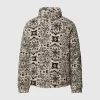 Karl Kani Og Paisley Teddy Puffer Jacket OFF WHITE/BLACK