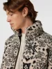 Karl Kani Og Paisley Teddy Puffer Jacket OFF WHITE/BLACK