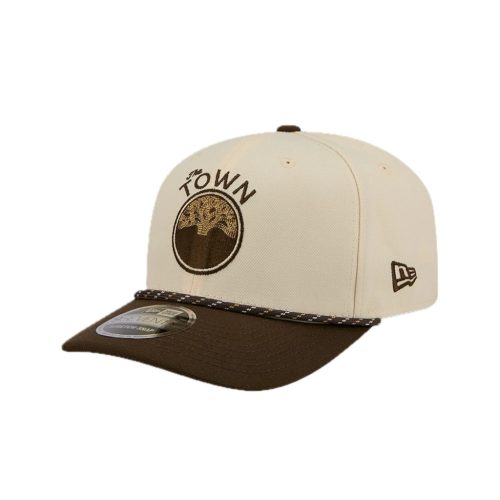 New Era Golden State Warriors NBA 2025 City Edition 9Seventy Stretch-Snap Cream/Brown