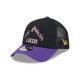 New Era Los Angeles Lakers NBA City Edition Yellow 9Forty A-Frame Trucker Adjustable Cap Black