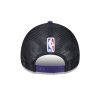 New Era Los Angeles Lakers NBA City Edition Yellow 9Forty A-Frame Trucker Adjustable Cap Black