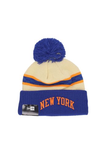 New Era  Pom Pom Hat NBA Ce Knit New York Knicks Original Team Colors Blue