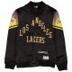 New Era Los Angeles Lakers 2025/26 City Edition Full Snap Satin Jacket Black XXL
