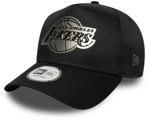 New Era 9FORTY Aframe NBA Metallic Los Angeles Lakers Cap Black ONE