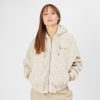 Karl Kani Sweatshirt Metal Signature Teddy Full Zip Hoodie CREAM