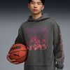 Puma LaMelo World Tour-nament Hoodie Dusky Gray L