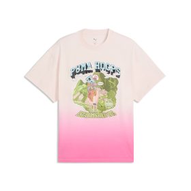   Puma ATW Dylan II Oversized Basketball Tee Jasmine Flower-Posie Pink