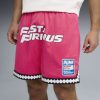 Puma X Fast & Furious Rev. Mesh Short 6In Pink XXL