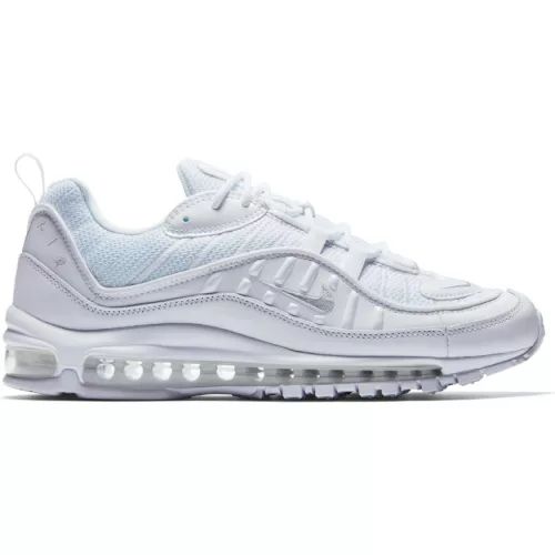 NIKE AIR MAX 98 WHITE/PURE PLATINUM-BLACK-REFLECT SILVER
