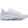 NIKE AIR MAX 98 WHITE/PURE PLATINUM-BLACK-REFLECT SILVER