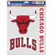 WinCraft - NBA Multi Use 3 Fan Pack Decal Chicago Bulls MC