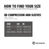 REHBAND QD COMPR.ARM SLEEVE PAIR BLACK XXL/XXXL