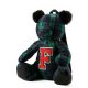 Puma X Fenty by Rihanna Mascot Bear Backpack Plaid Evening Blue-Scarab-Black