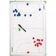 SELECT TACTICS BOARD ALU HANDBALL 60 CM X 90 CM WHITE