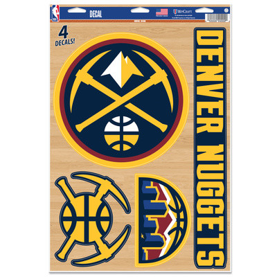 WinCraft - NBA Multi-Use Decal 11x17 Denver Nuggets MC ONE