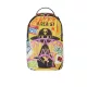 SPRAYGROUND ALIEN TRASHED SIGN DLXSR BACKPACK YELLOW