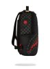 Sprayground Black Puffer Grey Check Backpack Black