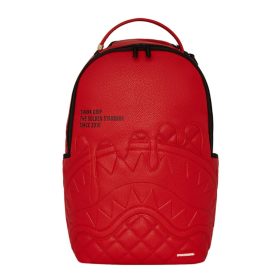 Sprayground Shark Central Red Shark Drip Dlxsv Backpack Red