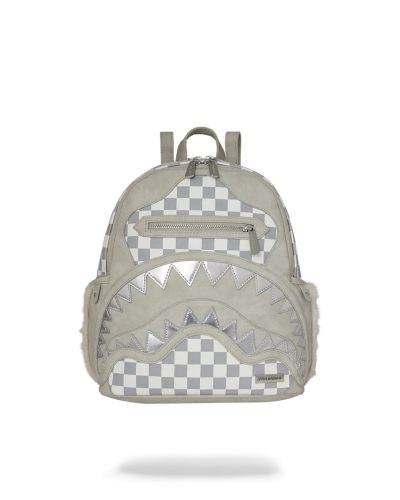 Sprayground Fur Baby Savage Backpack Grey