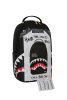 Sprayground Missing Bag Flyer On Bag With Real Cut Strips Backpack Black/White ONE