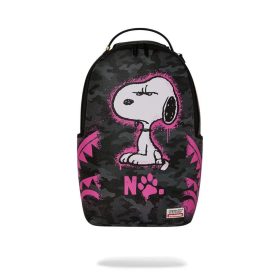Sprayground Snoopy Pink Stencil Backpack Black/Pink