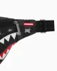 Sprayground Gray Peeking Character Check Savvy Crossbody Black