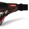 Sprayground Smeared Grunge Savvy Crossbody Brown