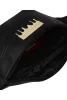 Sprayground Gold Brick Luxe Savvy Crossbody Black