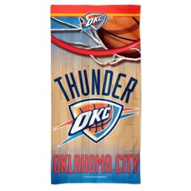   WinCraft - NBA Spectra Beach Towel 30x60 TYDE - Oklahoma City Thunder MC