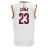 Adidas NBA Cleveland Cavaliers Lebron James Home Replica Jersey WHITE/BURGUNDY