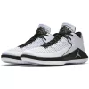 AIR JORDAN XXXII LOW WHITE/METALLIC SILVER-BLACK