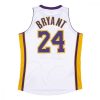 MITCHELL & NESS LOS ANGELES LAKERS KOBE BRYANT 09-10' #24 AUTHENTIC JERSEY WHITE