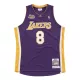 MITCHELL & NESS NBA LOS ANGELES LAKERS 2000 KOBE BRYANT #8 AUTHENTIC JERSEY PURPLE 00