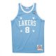MITCHELL & NESS LOS ANGELES LAKERS KOBE BRYANT 04-05'#8 ALT. AUTHENTIC JERSEY LIGHT BLUE